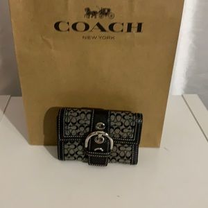 Coach signature wallet